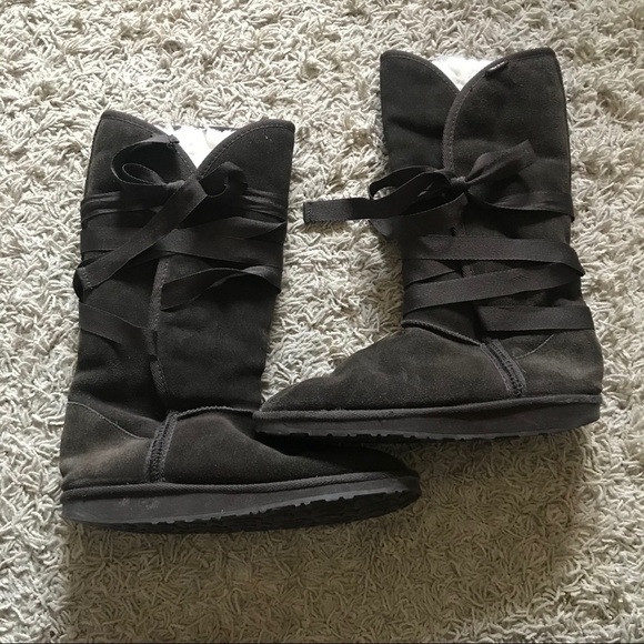 Emu Shoes - Emu lace up shearling boots